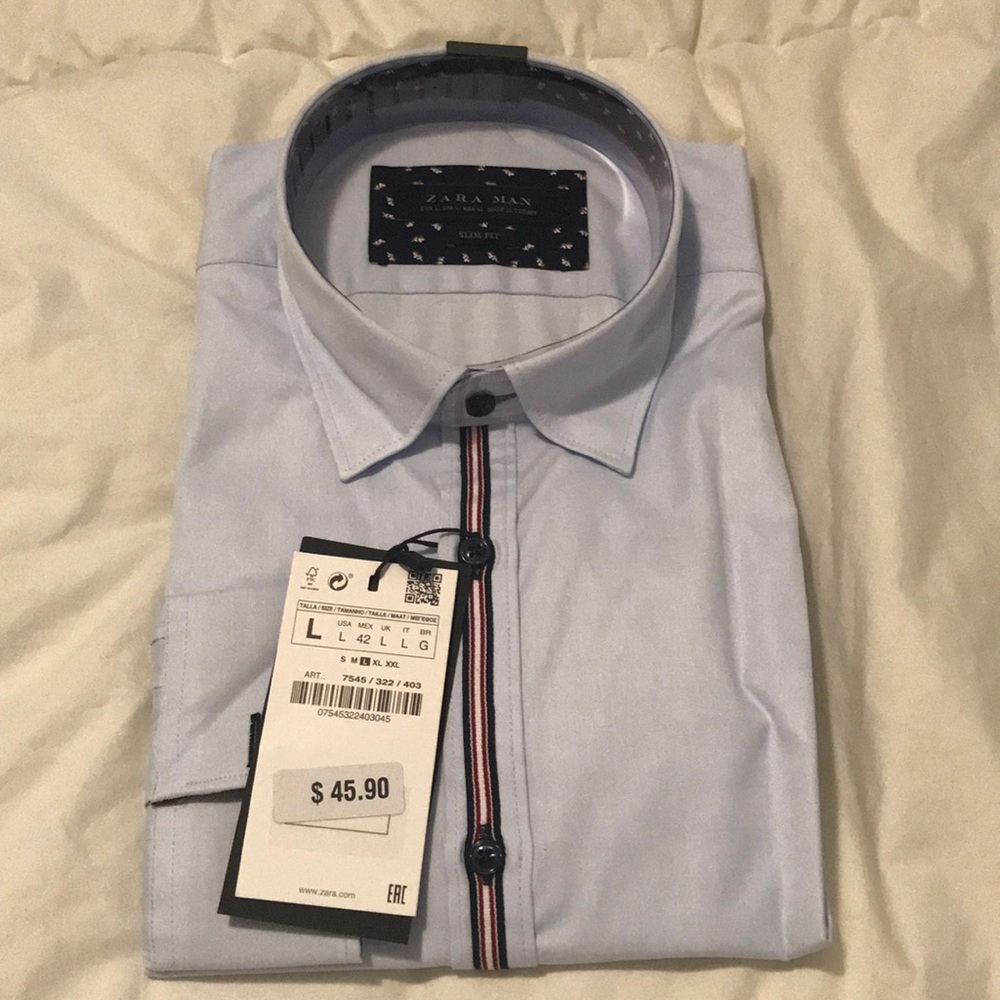 Men’s long sleeve button up